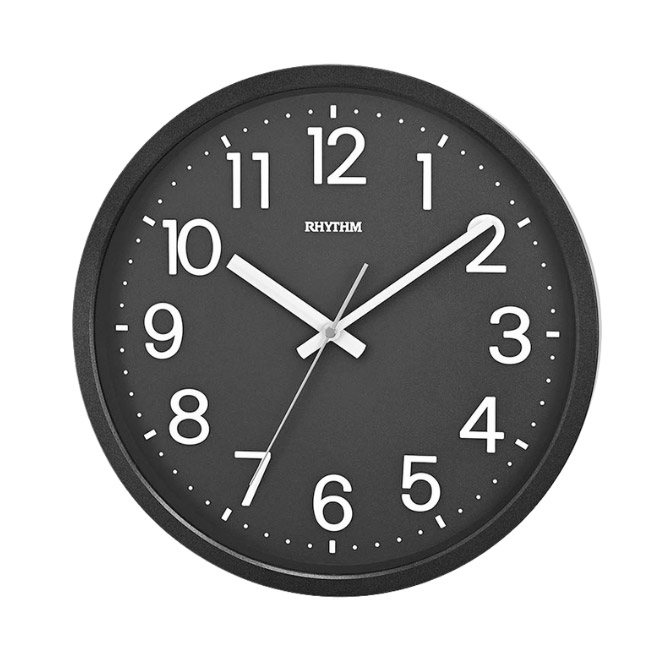 Rhythm väggklocka svart 8MGA44-AZ06