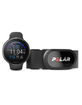 Polar Pacer Pro Carbon Grey med Polar H10 pulsbälte 900107610