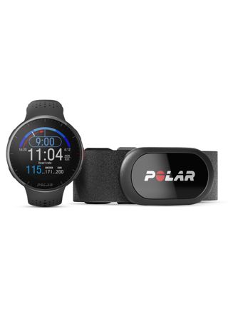 Polar Pacer Pro Carbon Grey med Polar H10 pulsbälte 900107610
