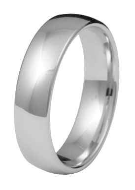 Kohinoor 903-521v 5mm förlovningsring 14k vitguld