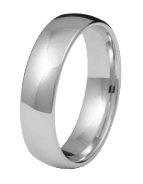 Kohinoor 903-521v 5mm förlovningsring 14k vitguld