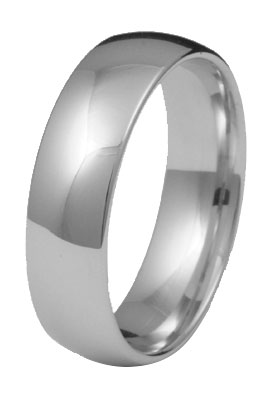 Kohinoor 903-522v 6mm förlovningsring 14k vitguld