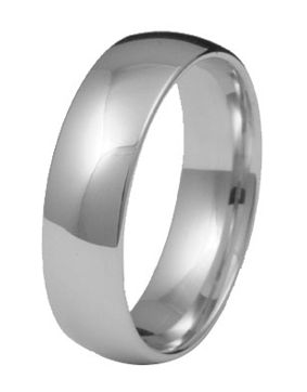 Kohinoor 903-522v 6mm förlovningsring 14k vitguld