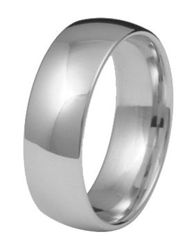 Kohinoor 903-523v 7mm förlovningsring 14k vitguld,