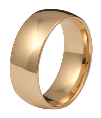 Kohinoor 903-524 8mm ring, 14k guld