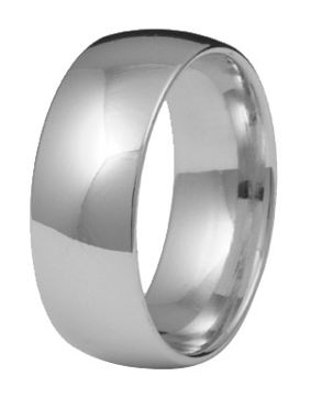Kohinoor 903-524v 8mm ring 14k vitguld
