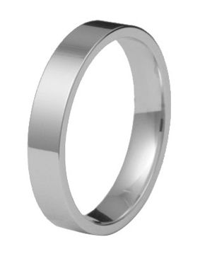 Kohinoor 903-526v 4mm förlovningsring 14k vitguld