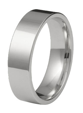 Kohinoor 903-528v 6mm förlovningsring 14k vitguld