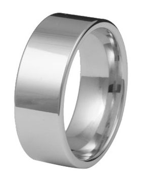 Kohinoor 903-530v 8mm förlovningsring 14k vitguld