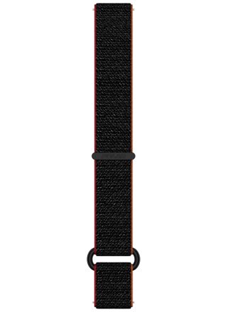 Polar Pacer / Pacer Pro armband svart/röd 20 mm storlek M/L 910104673