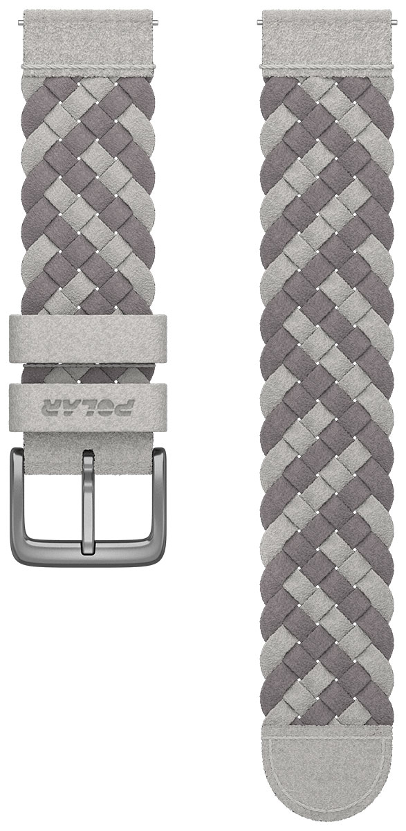 Polar Ignite 3 Alcantara textilarmband greige 20 mm storlek M 910106997