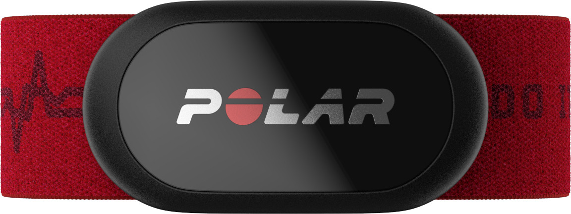 Polar H10 Pulssensor Text röd M-XXL 920106243