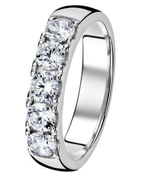 Kohinoor 933-116V-100B3 Diamantring vitguld Estelle