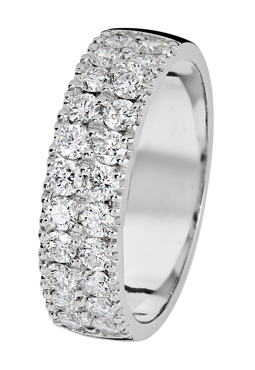 Kohinoor Estelle diamantring i vitguld 933-216V-88B4