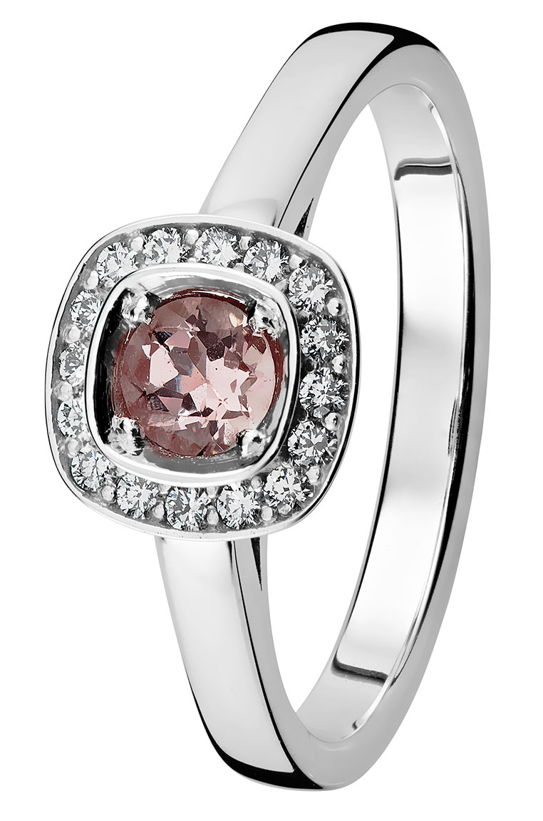 Kohinoor 933-240V-16MO Diamantring vitguld Stella
