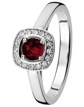 Kohinoor Stella vitguld diamantring 933-240V-16R