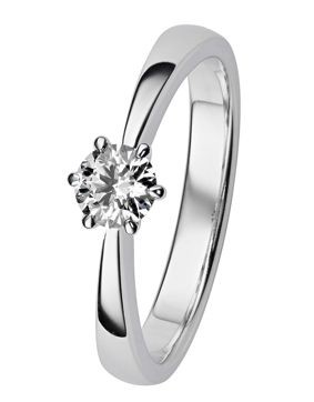 Kohinoor 934-238V-25B4 Diamantring vitguld Gloria