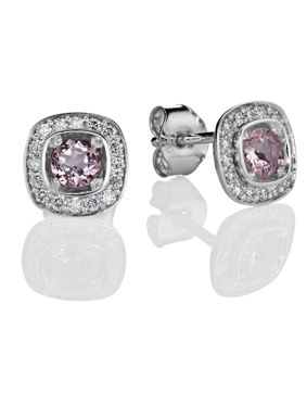 Kohinoor Stella vitguld morganit-diamantörhängen 943-240V-32MO