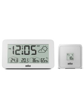 Braun digital väderstation vit BC13WP