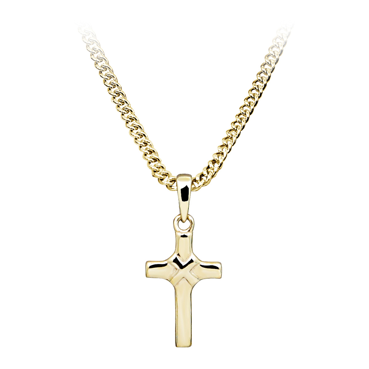 Lykka Crosses guldhänge kors 10 mm