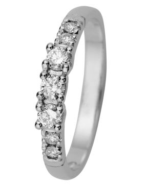 Kohinoor Estelle 033-216V-29 Diamantring, vitguld