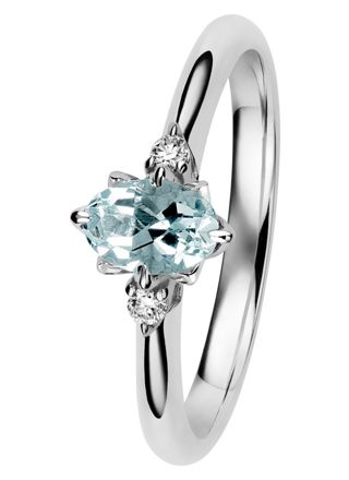 Kohinoor Rosa diamant akvamarin ring 033-260V-04A