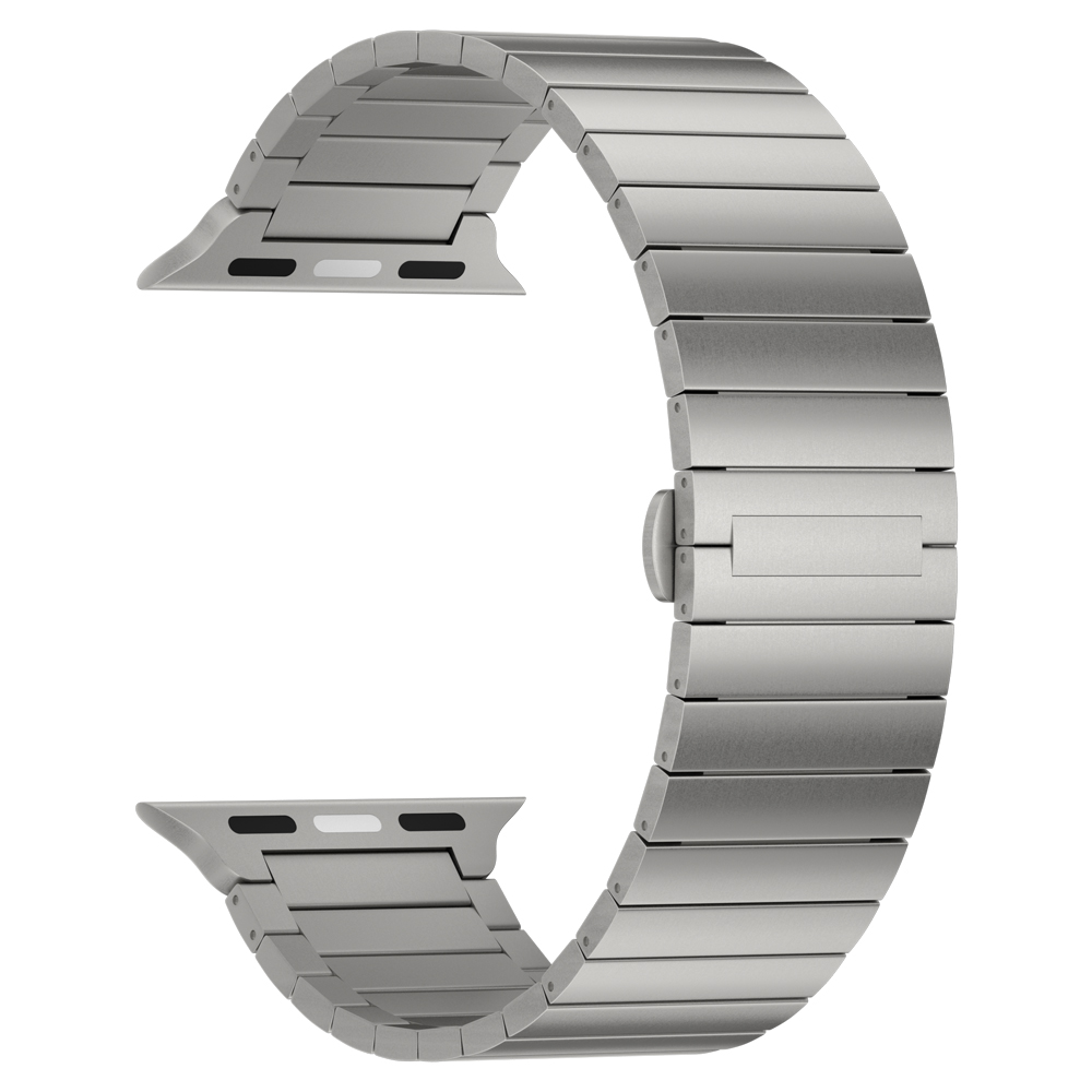 Tiera Apple Watch titanarmband silver