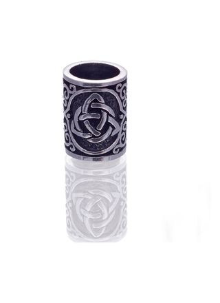 Northern Viking Jewelry Silver Celtic Knot skäggsmycke NVJHE017