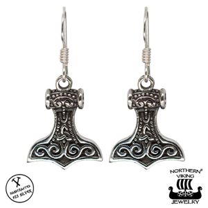 Northern Viking Jewelry Thor's Hammer örhängen NVJKK019 main product photo