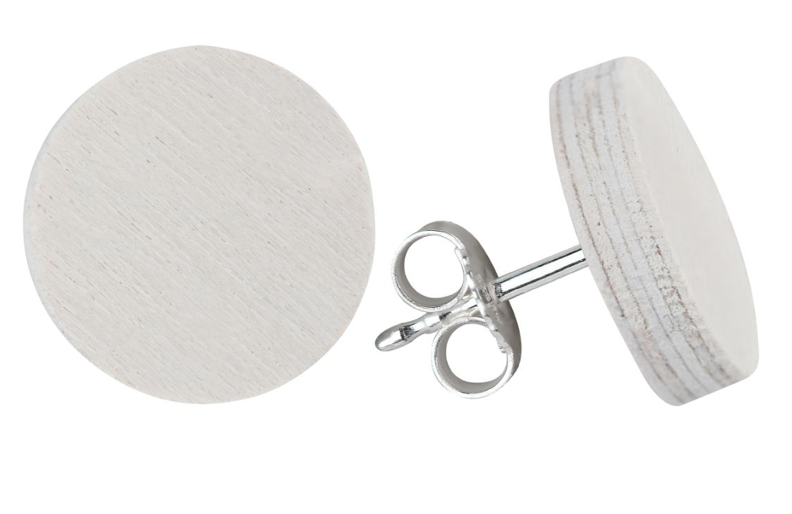 Aarikka Nektariini vit örhängen U008 A08545