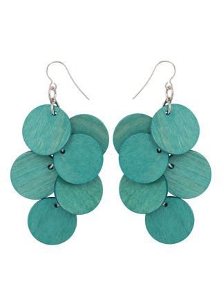 Aarikka Juolukka vattengrönt örhängen U892 A09588