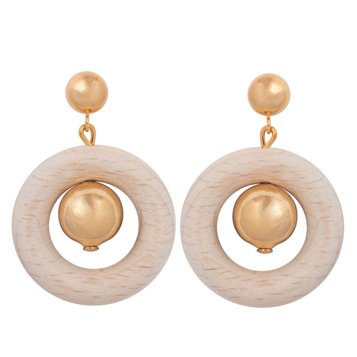 Aarikka Signe vita örhängen U008K A09671