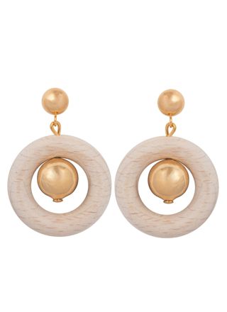 Aarikka Signe vita örhängen U008K A09671