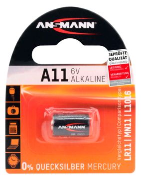 Ansmann alkaliskt batteri A11 6V