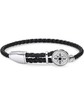 Thomas Sabo Kors läderarmband A1861-949-11