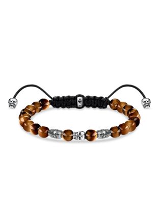 Thomas Sabo brown skull armband A1945-329-2-L22V