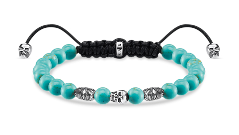 Thomas Sabo turquoise skull armband A1945-504-17-L22V