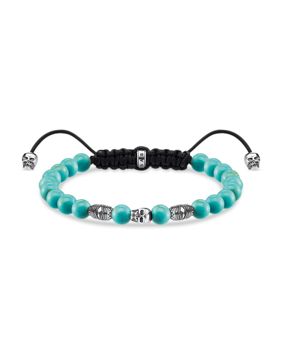 Thomas Sabo turquoise skull armband A1945-504-17-L22V