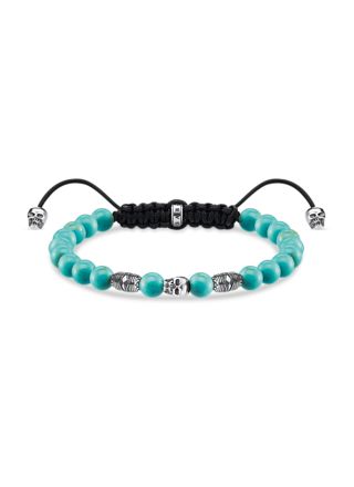 Thomas Sabo turquoise skull armband A1945-504-17-L22V