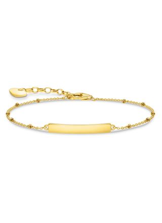 Thomas Sabo Classic with dots gulfärgad armband A1975-413-39-L19V