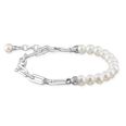 Thomas Sabo armband links and pearls silver A2031-167-14-L19V
