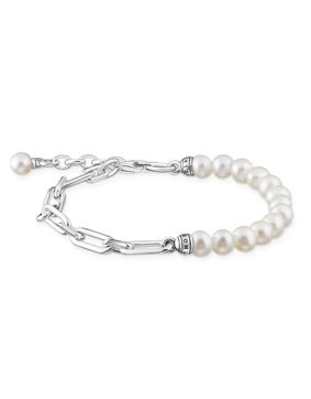 Thomas Sabo armband links and pearls silver A2031-167-14-L19V