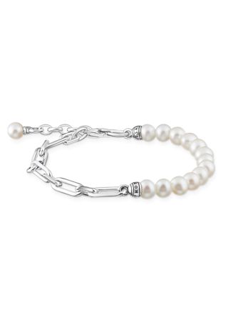 Thomas Sabo armband links and pearls silver A2031-167-14-L19V