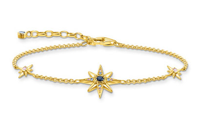 Thomas Sabo royalty star with stones  gold armband A2037-959-7-L19V