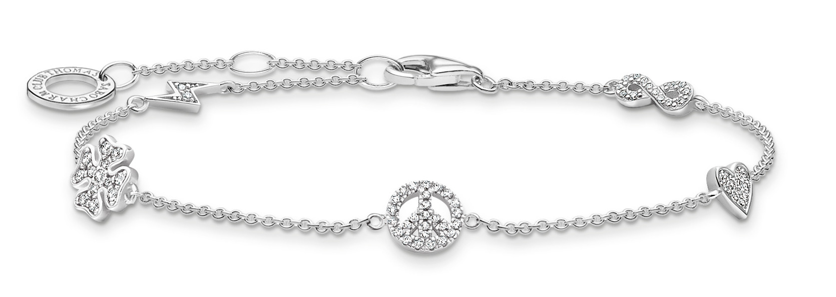 Thomas Sabo Charming Symbols Silver armband A2039-051-14-L19V