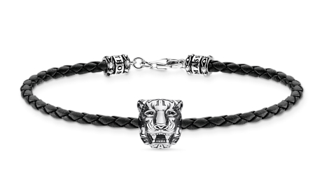 Thomas Sabo Tiger silver armband A2054-805-11-L17,5
