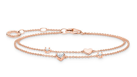 Thomas Sabo with hearts rose gold armband A2057-416-14-L19V