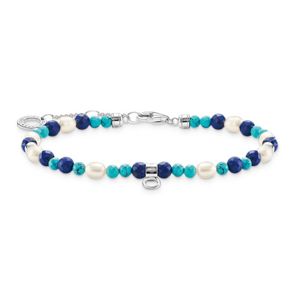 Thomas Sabo with blue stones and pearls armband A2064-775-7-L19V main product photo