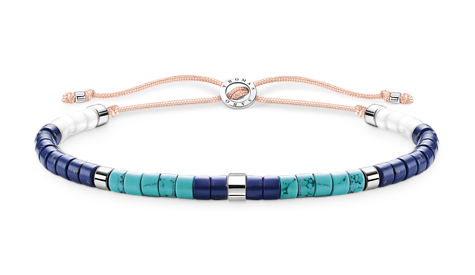 Thomas Sabo with blue stones armband A2065-775-7-L20V