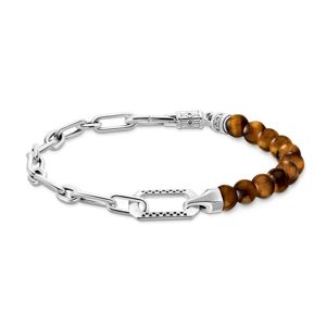 Thomas Sabo Rebel At Heart tigers eye half armband A2088-826-2-L19v main product photo